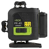 Лазерный уровень RGK PR-4D Green с зеленым лучом